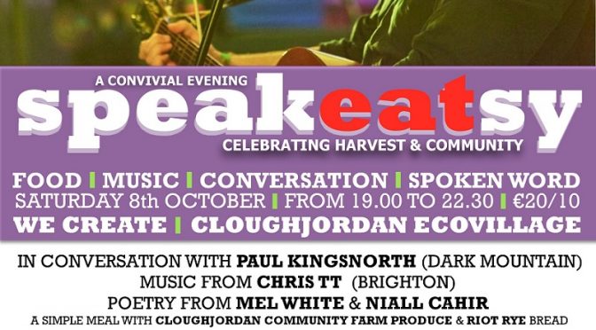 SpeakEATsy 8th October 2016 – Celebrating Harvest and Community