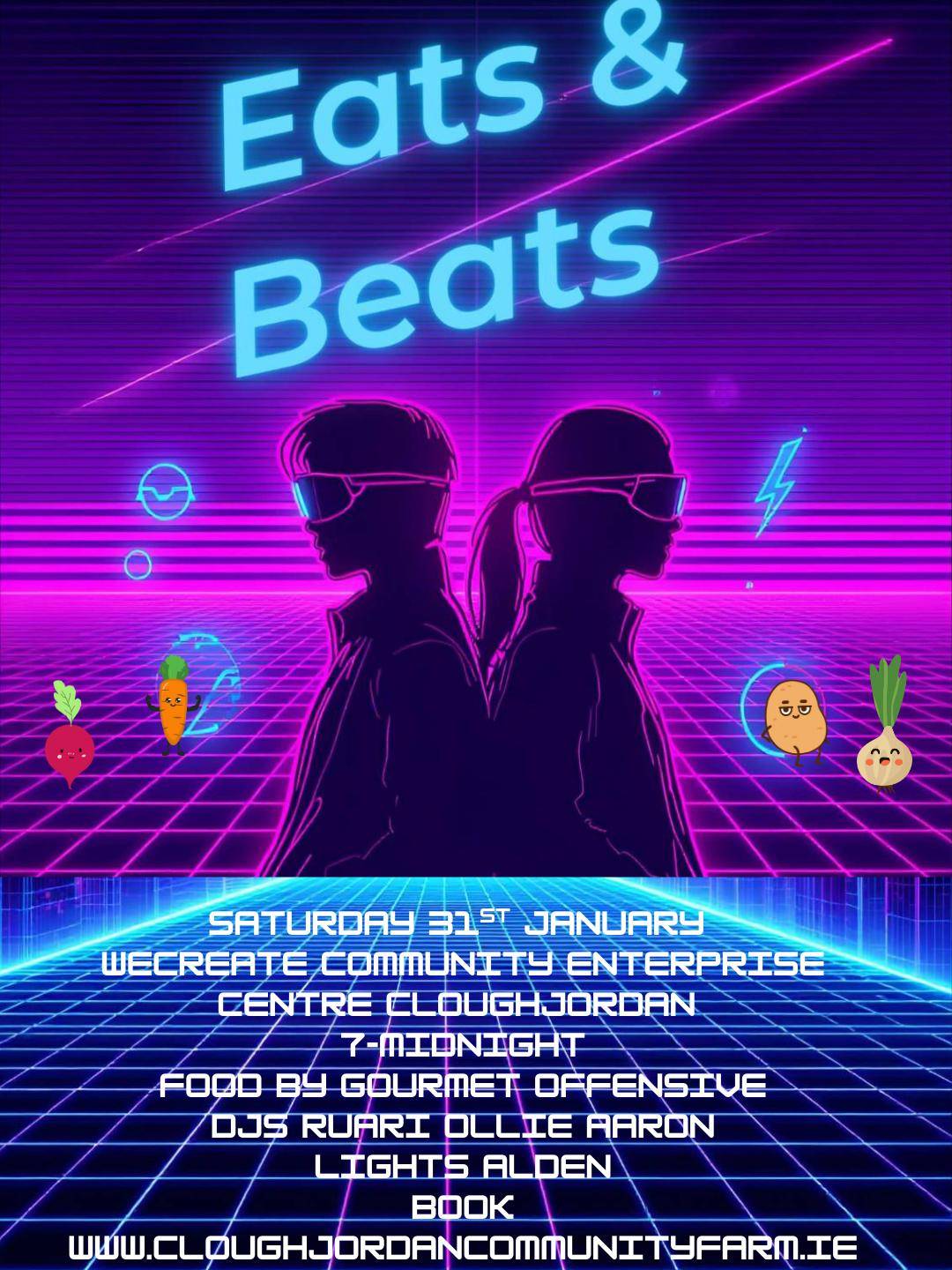 Eats and Beats Events – Next is Sat 31st January 2026